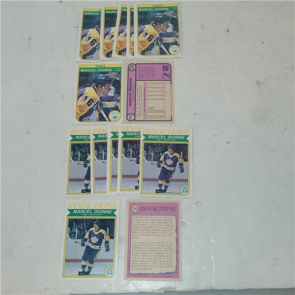 Lot of 14 1982 OPC Marcel Dionne Cards #152 & #153