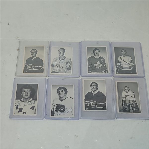 Lot of 8 1970-71 O-Pee-Chee Deckle Edge All Star HOF Lot Including ...