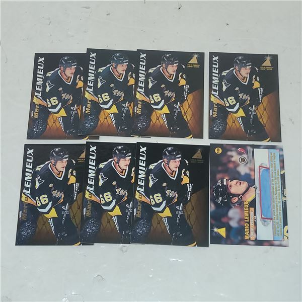 Lot of 8 1995-96 Pinnacle Zenith Edition #108 Mario Lemieux
