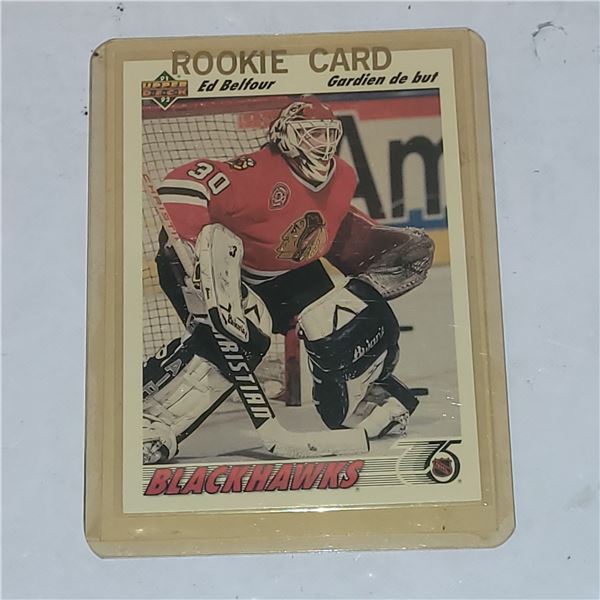 1991 Upper Deck French #164 Ed Belfour Gardien de But