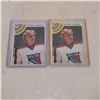 Image 1 : Lot of 2 1977-78 Topps Anders Hedberg Rookie Cards