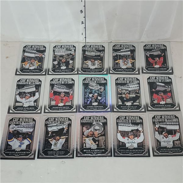 Complete Subset Stanley Cup Winners, #1-15, Mint Condtion, Nice Set