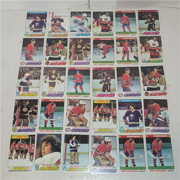 Lot of 30 1977-78 Topps Stars & Rookie Cards - MINT