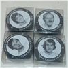 Image 1 : Lot of 4 Team Canada 1972 Summit Series Hockey Pucks New