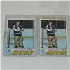 Image 1 : Lot of 2 1977-78 Topps Mike Palmateer Rookie Cards