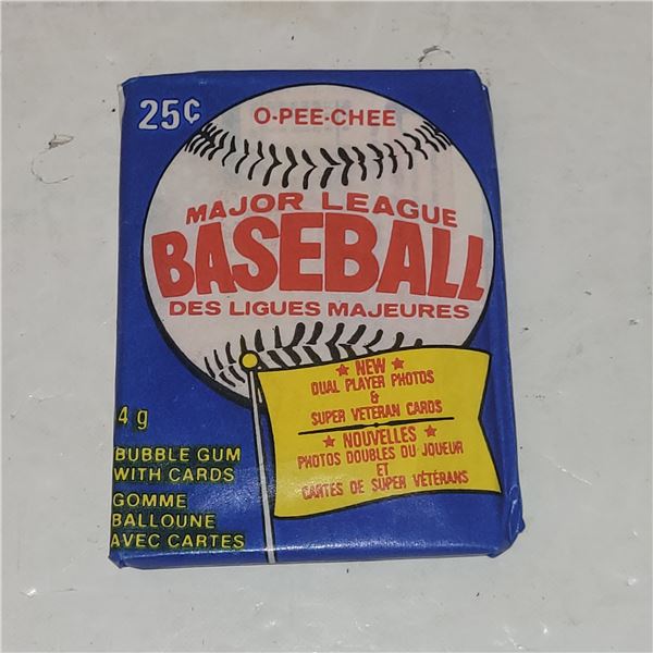 1 Factory Sealed 1984 O-Pee-Chee Canadian MLB Baseball Wax Pack Possible Rookies ...
