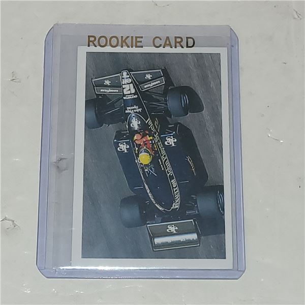 1987 A Question of Sport UK Car Ayrton Senna Formula 1 Rookie Card