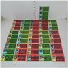 Image 1 : 16 Panels (48 Cards) 1981 Topps MLB Scratch Off VERY RARE Intact