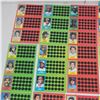 Image 2 : 16 Panels (48 Cards) 1981 Topps MLB Scratch Off VERY RARE Intact