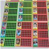 Image 4 : 16 Panels (48 Cards) 1981 Topps MLB Scratch Off VERY RARE Intact