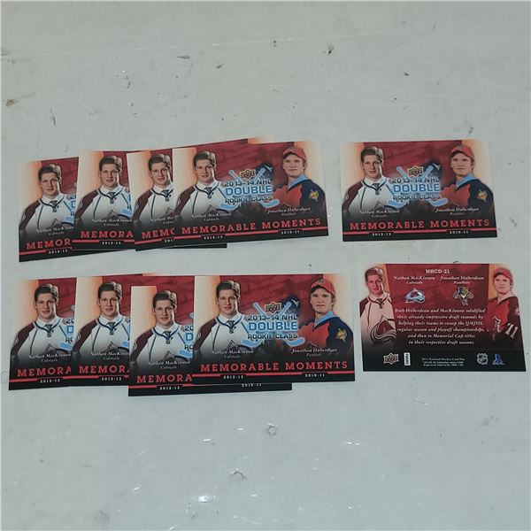 Lot of 10 Nathan MacKinnon Rookie Cards
