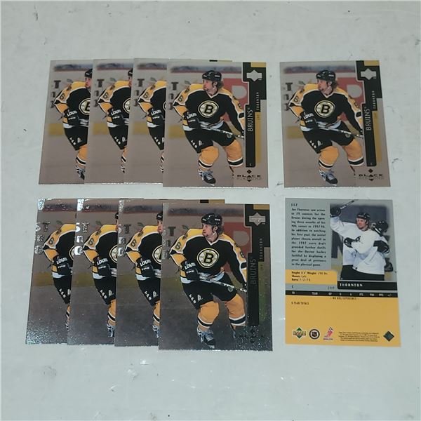 Lot of 10 Joe Thorton Black Diamon Rookie Cards