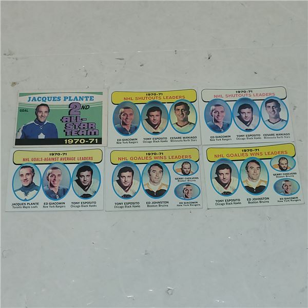 Lot of 6 1971 Topps All Stars & Hall Of Famers