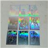 Complete Subset 1991 Upper Deck Hologram Lot #AW1-AW9 ... Greatxky, Hull, Lemieux, Bourque, Befour