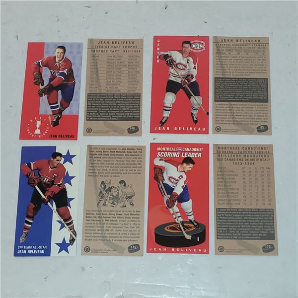 Lot of 8 1994 Parkhurst Tall Boys - Jean Beliveau