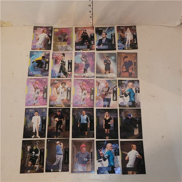 Lot of 25 Skybox Metal Universe Cards - Nice Variety, Mnay Rookies