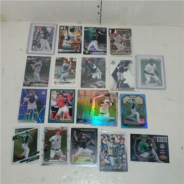 Lot of 20 Current MLB Stars - Rookie Cards, Prizms, Parallels, Includes Tarik Skubal