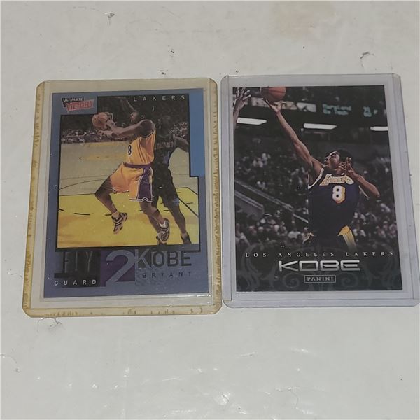 2 Rare Early Kobe Bryant NBA Cards - Upper Deck & Panini