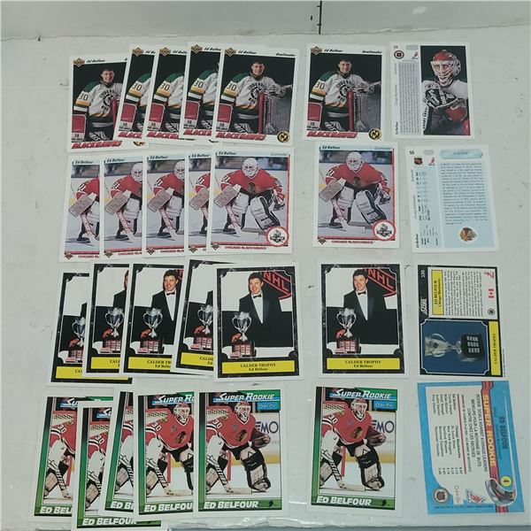 Lot of 28 Ed Bedfour Rookie Cards