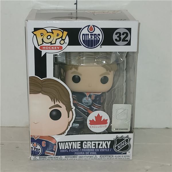 Funko Pop! Hockey Wayne Gretzky #32 Official NHL Exclusive - See all photos for condition