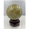 Image 2 : 19 INCH CIRCUMFERENCE NATURAL CITRINE SPHERE FROM BRAZIL