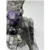 Image 8 : 3.90 Inch Purple Fluorite with Clear Quartz Specimen