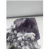 Image 8 : 2.2 INCH PURPLE CALCITE WITH FLUORITE SPECIMEN