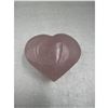 Image 1 : 1.9 INCH ROSE QUARTZ HEART