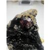 Image 2 : 2.4 INCH GENUINE RUBY IN BLACK TOURMALINE MATRIX  SPECIMEN