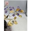 Image 6 : 7.5 X 7.5 INCH  7 CHRYSTAL CHAKRA BONSAI TREE HANDMADE