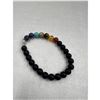 Image 2 : BRAND NEW CHAKRA BRACELET 8MM WITH GLASS AND CHAKRA 8MM