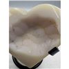 Image 4 : 2.95 INCH DRUZY MILKY AGATE HEART