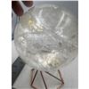 Image 4 : 75 MM LARGE CLEAR QUARTZ SPHERE WITH YELLOW INCULSION