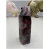 Image 1 : 2.7 INCH NATURAL RHODONITE CRYSTAL TOWER