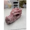Image 3 : 2.7 INCH  PINK OPAL DRAGON SKULL