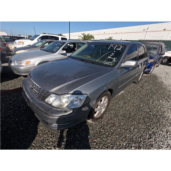 TOYOTA AVALON 2004 T-DONATION