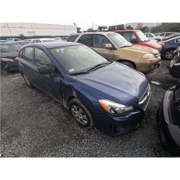 SUBARU IMPREZA 2012 O/S T-DONATION