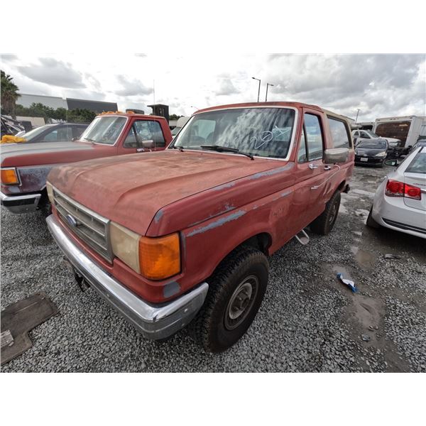 FORD BRONCO 1987 T-2 DAYS