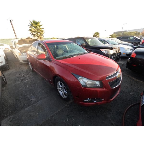 CHEV CRUZE 2012 O/S T-EXPORT ONLY
