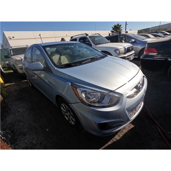HYUNDAI ACCENT 2013 O/S T-DONATION