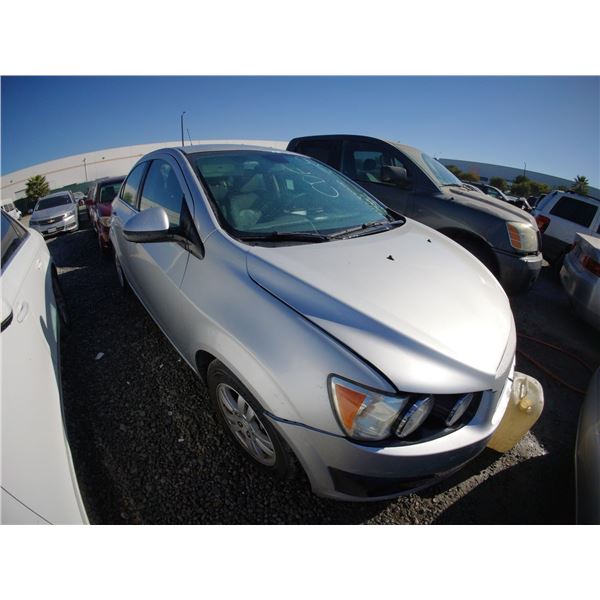 CHEVROLET SONIC 2012 ADT-DONATION