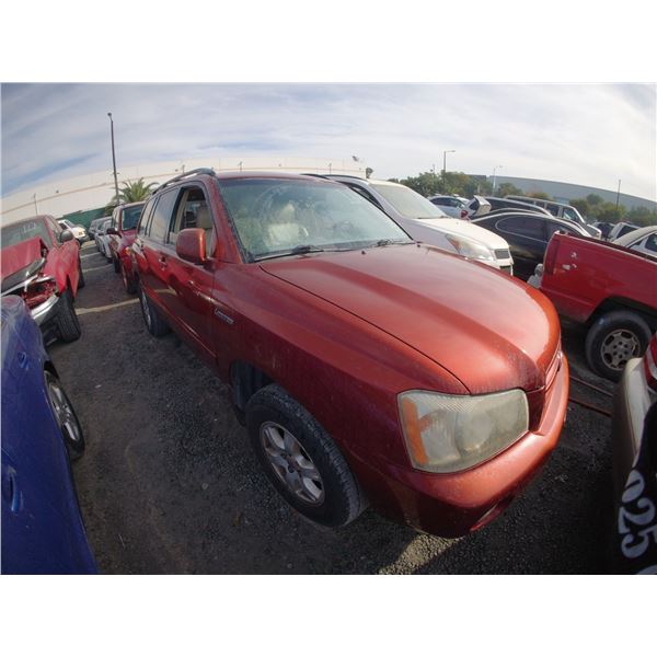TOYOTA HIGHLANDER 2001 T-DONATION