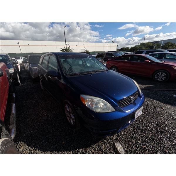 TOYOTA MATRIX 2003 ADT-DONATION