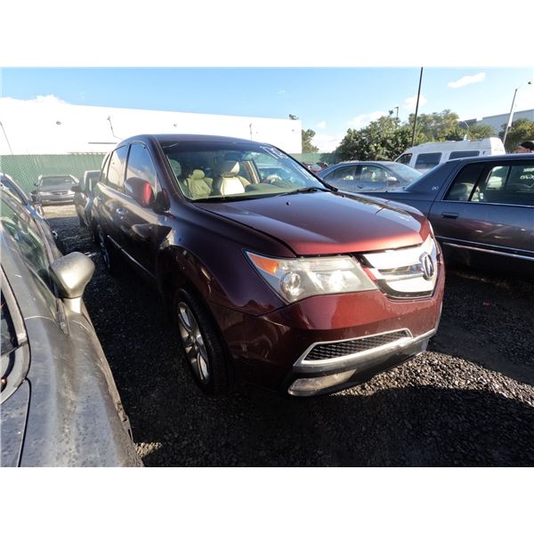 ACURA MDX 2008 O/S T-DON EXPORT ONLY