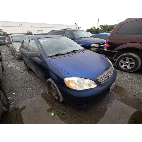 TOYOTA COROLLA 2004 T-DONATION