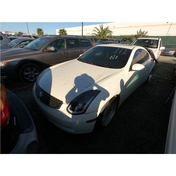 INFINITI G35 2003 ADT-SALV/DON