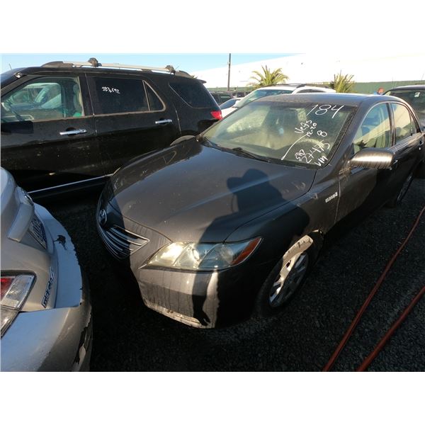 TOYOTA CAMRY 2007 SALV T/DONATION