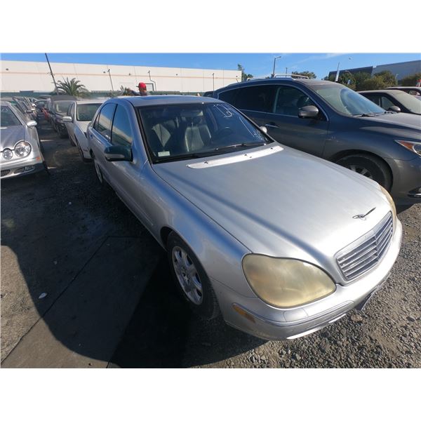 MERZ S CLASS 2002 SALV T/DONATION