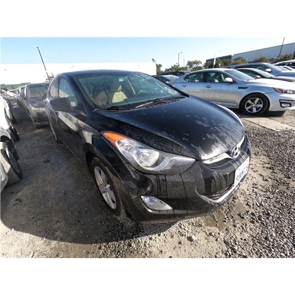 HYUNDAI ELANTRA 2013 SALV T/DONATION