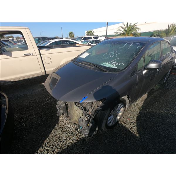 HONDA CIVIC 2012 SALV T/DONATION
